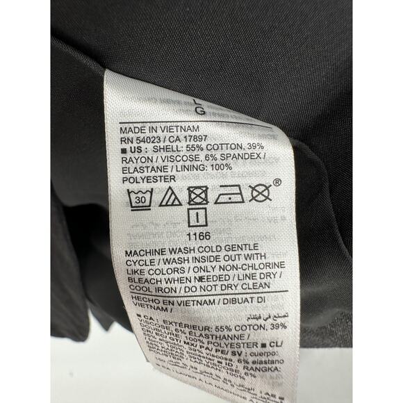 Old Navy Suit Pant Set Women Large Charcoal Gray Single Breasted Wide Leg Pants - Picture 9 of 12